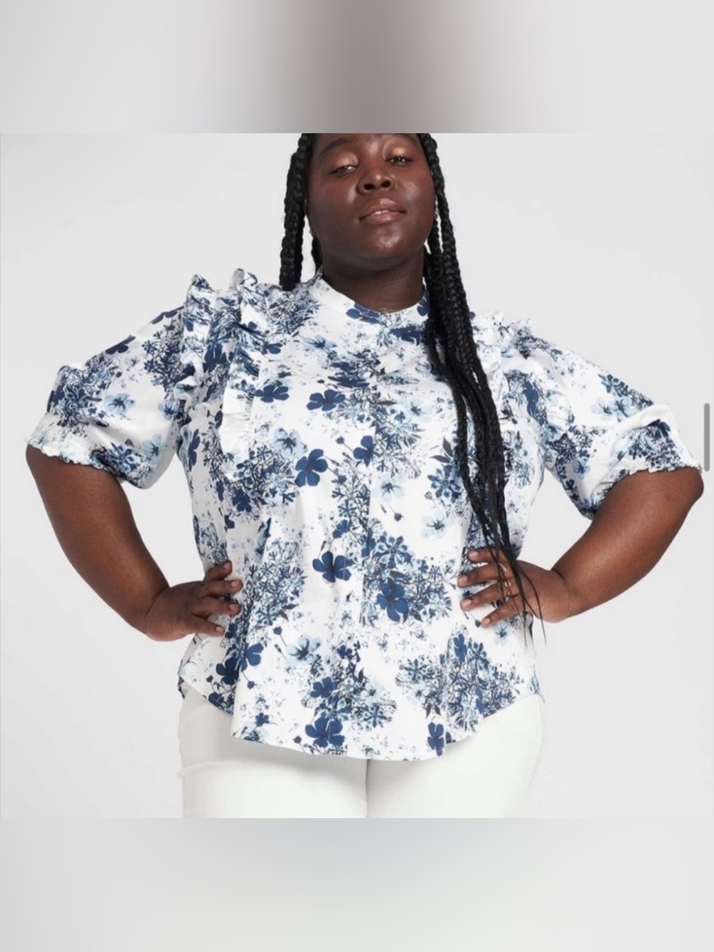 Erdem x Universal Standard Button Down Shirt Size 18-20
